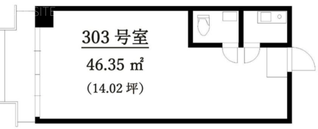 光雲閣303 間取り図