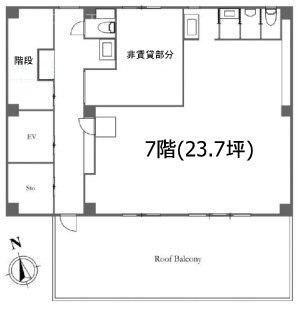 ミリナービル7F 間取り図