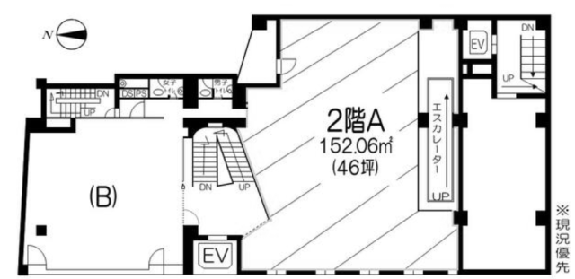 プラザUビルB 間取り図