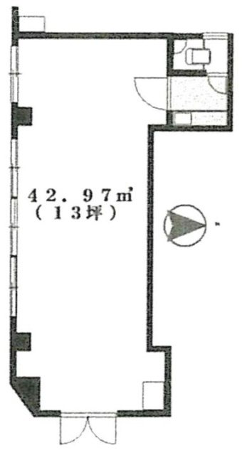 佐藤ビル1F 間取り図
