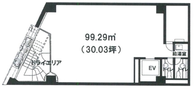 日宝須田町ビルB1F 間取り図