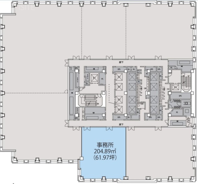 霞が関コモンゲート西館南 間取り図