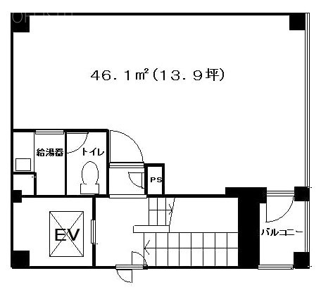 菊美ビル2F 間取り図