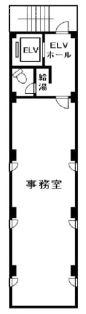 国際本社ビル第二別館3F 間取り図