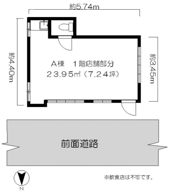 メゾンユニビルA棟 間取り図