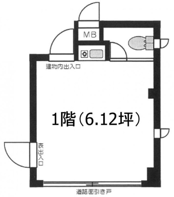 セレーノ西新橋1F 間取り図