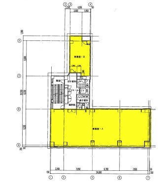 名鉄不動産竹橋ビル2F 間取り図