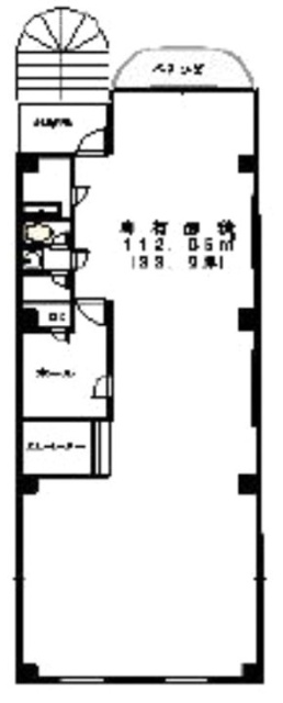 第二ユタカビル6F 間取り図