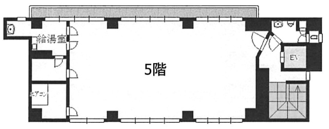 フジビル5F 間取り図