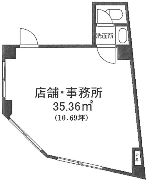 博栄ビル5F 間取り図