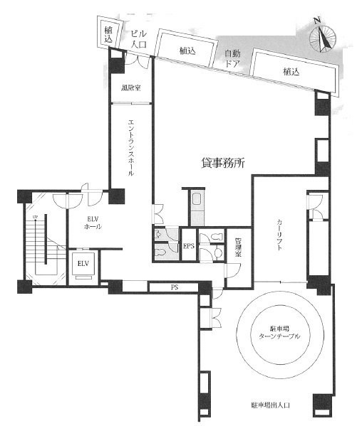 東京大和化成ビル1F 間取り図