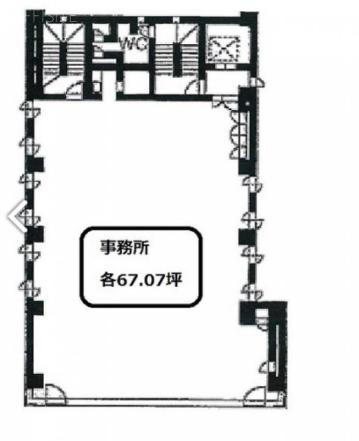 神田グロウビル8F 間取り図