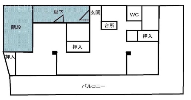 横田ビル3F 間取り図