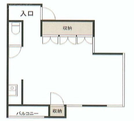 番町パレスビル104 間取り図