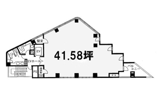 第2オカモトヤビル4F 間取り図