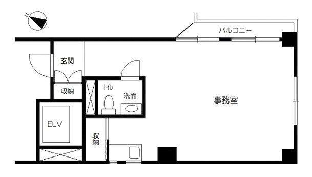 サンハイム永田町701 間取り図