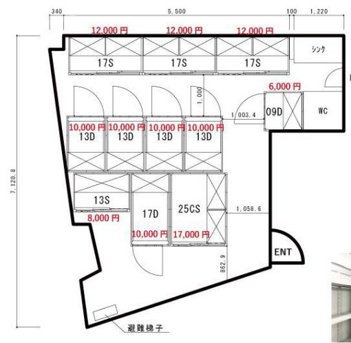 MUビル3F 間取り図