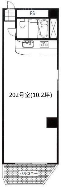 パル青山202 間取り図