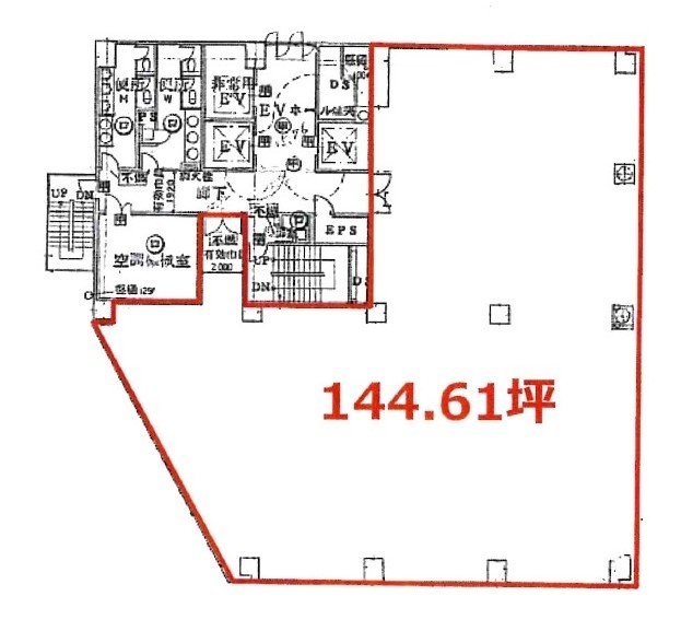 東陽プラザビル4F 間取り図