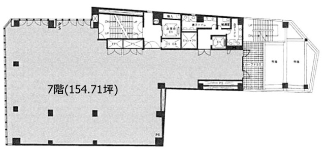 世界堂ビル7F 間取り図