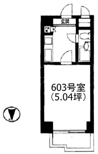 ソフィア御茶ノ水603 間取り図