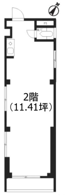 相模屋第1ビル2F 間取り図