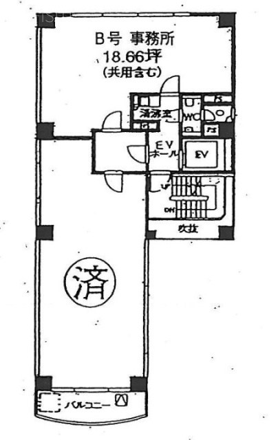 ワールド四谷ビルB 間取り図