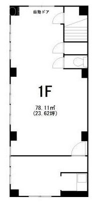 青柳ビル1F 間取り図