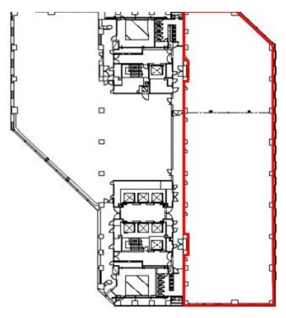 ソリッドスクエア西館17F 間取り図