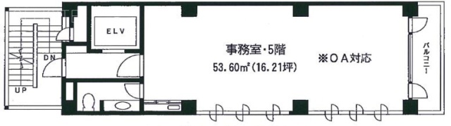 協和ビル5F 間取り図