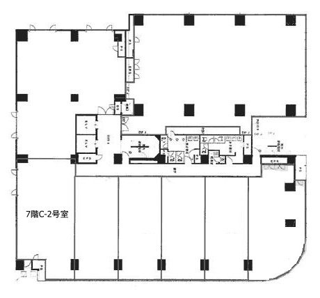 メットライフ新横浜ビルC-2 間取り図