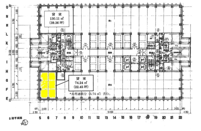 新宿野村ビル東 間取り図