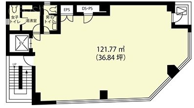 関内NSビル4F 間取り図