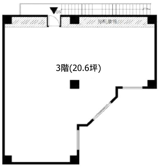 ACE神宮前Ⅱ3F 間取り図