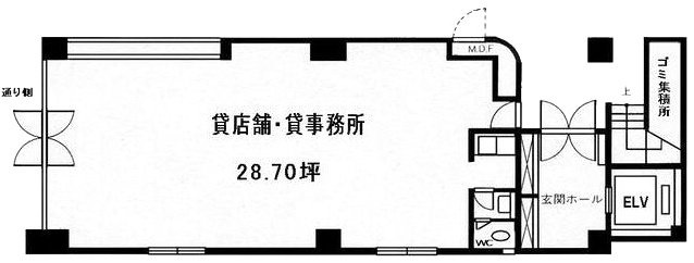 ディアマントビルA 間取り図