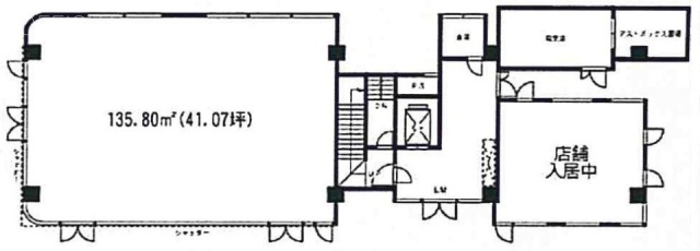 マルセイビル1F 間取り図