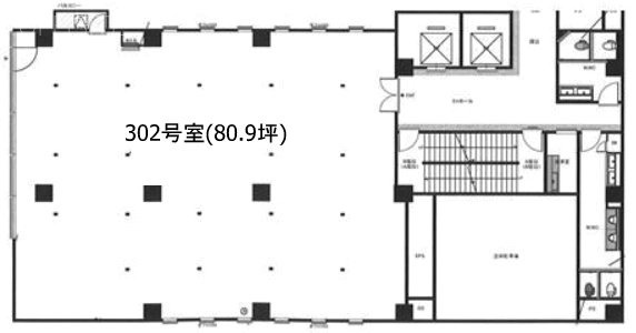 プラスタリアビル302 間取り図