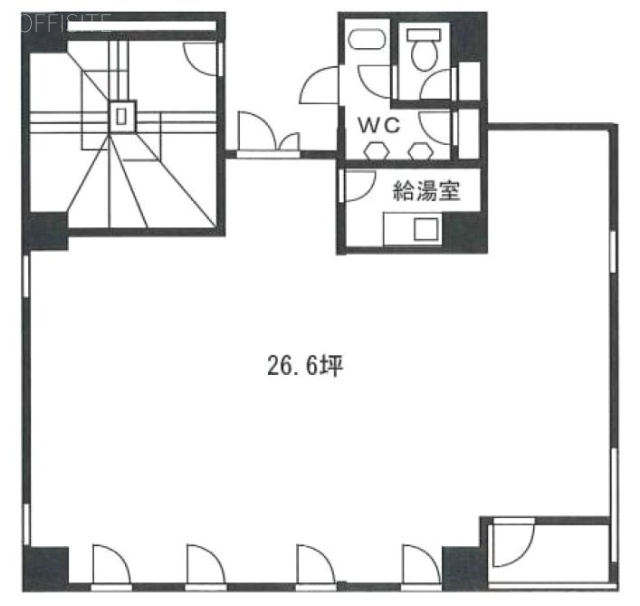 新橋第一ビル新館 間取り図