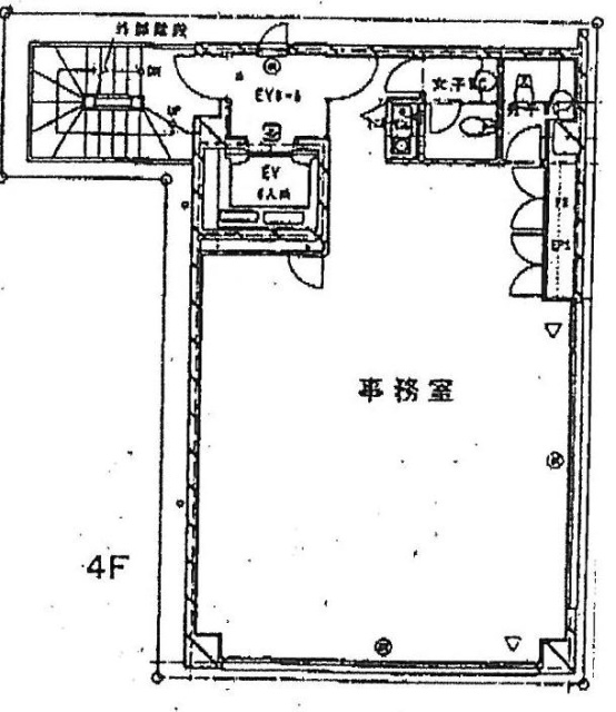 田村第2ビル4F 間取り図