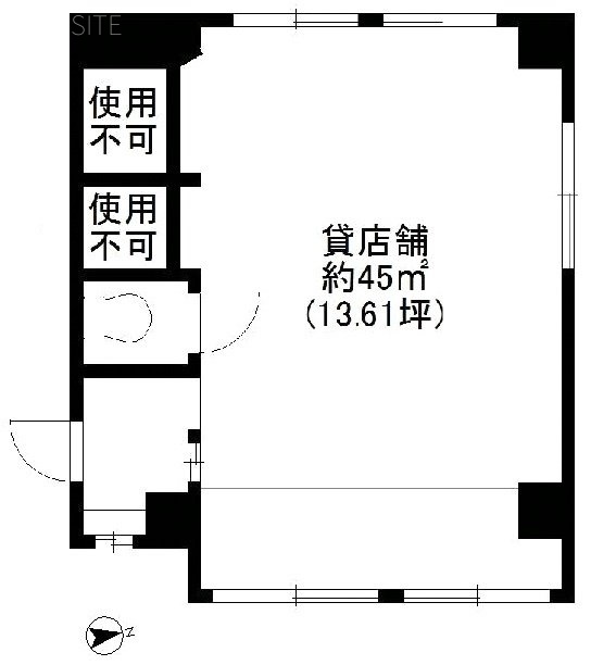 外神田根木ビル1F 間取り図