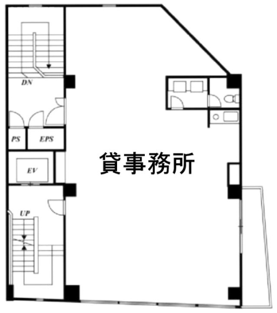 エムエス東中野ビル2F 間取り図