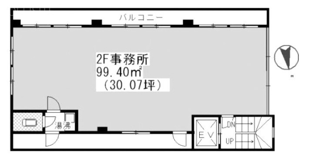 加藤ビル2F 間取り図