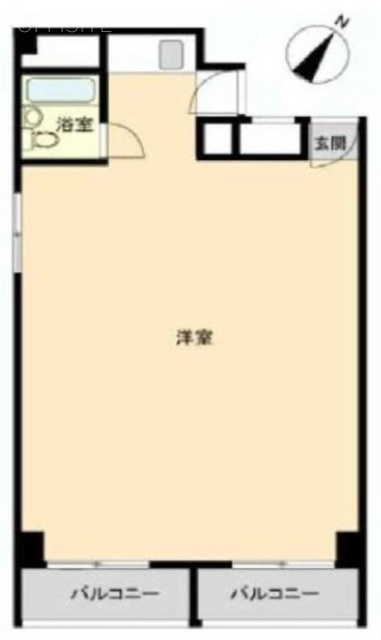 ランジェ青山812 間取り図