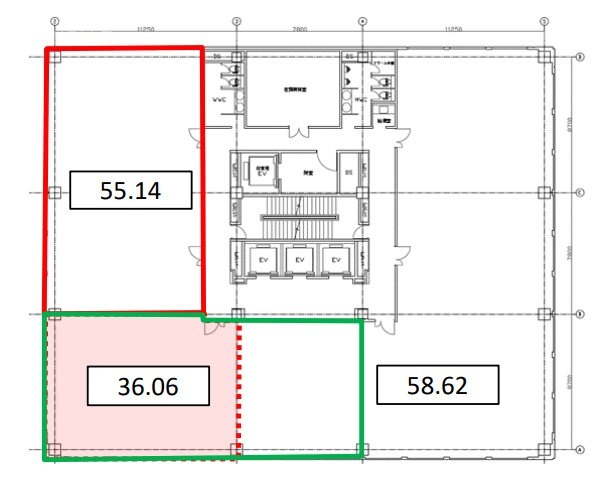 相互半蔵門ビル3F 間取り図