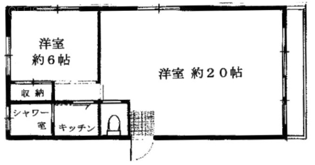 カーサ青山302 間取り図