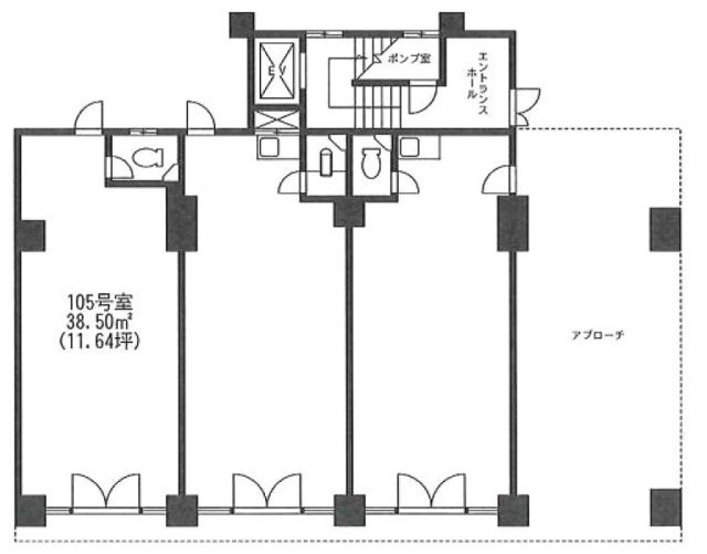 飛鳥ビル105 間取り図