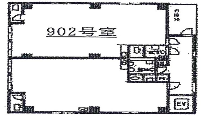 杉本第2ビル902 間取り図
