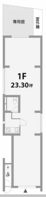 n-1 court1F 間取り図