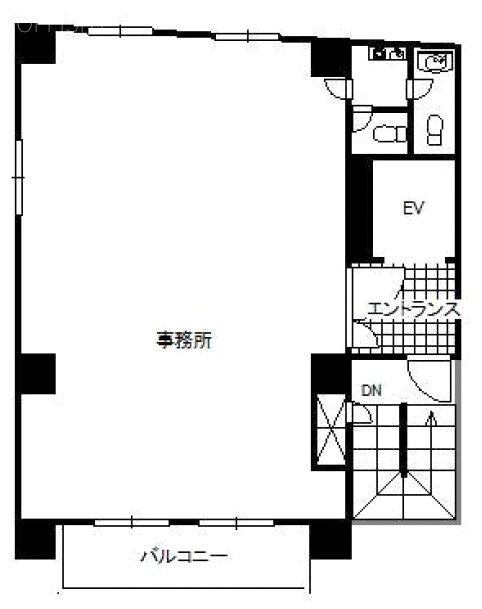 コレクション雷門ビル6F 間取り図