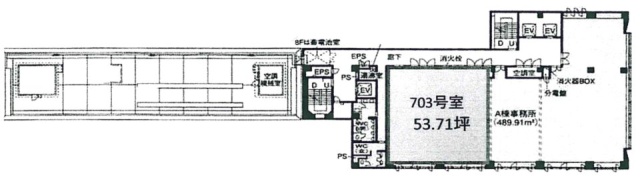 立花亀戸ビルA703 間取り図